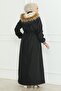 Beli Laced Ribbed Coat Black 19215 - 4