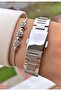 Silver Color Waterproof Women's Wristwatch - Bracelet - 5