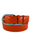 Women's 100% Genuine Embellished Genuine Leather with Rhinestone and Silver Buckled , 3.5 cm Belt. - 4