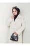 Button Detailed Oversize Loose Fit Cashew Coat Ck-1001 - 4