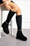 Adele Women's Stretch Wedge Heel Over-the-Knee Boots - 2