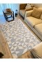 Cotton Rug 34 Jut Effect Modern Patterned Decorative Washable Woven Base Rug - 5