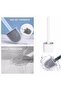 Wall Hanging Practical Silicone Bathroom Toilet Bowl WC Brush - 5