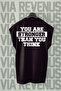 You Are Stronger Than You Think Hard Back Print Zero Sleeve Sports Tshirt