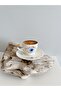 24k Gold Gilded Porcelain Turkish Coffee Cup with Eye Evil Eye - 80cc - 2