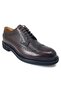 3814 New Season Brown Classic Leather Men's Shoes