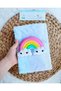 Cute Plush Furry Squishy Notebook (Striped) 1 Piece