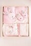 826 Baby Girl Cotton Bathrobe Set - 2