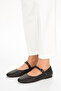 Women's Skin Genuine Leather Banded Ballerinas 1032 - 2