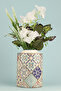 مزهرية سيراميك مصنوعة يدويًا