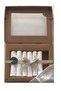 Unisex Baby White Organic Cotton 7-Piece Mouth Wipes - 2