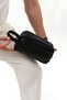 Black Genuine Leather Men's Shaving Hand Portfolio&Clutch Care Bag - 3
