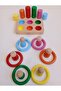 Montessori Ring Cylinder Peg Baby Set of 6 - 2