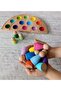 Peg Doll and Rainbow Tray Matching 12 Piece Human Figures (waldorf)