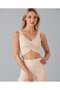 Aurafit Women's Front Ruched Back Cross-Covered Croptop/ Bustier - 7