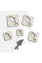 Yunus Polymer Clay Cutting Mold - Cake Decoration and Cookie Molds, 5 Sizes, Ceramic No:432