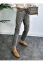Premium Quality Leg Cut Full Cotton Boyfit Jean Pale Effect Leopard - 5