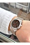 Rose and Metal Color Functions Active Stone Women's Wristwatch Fn-4021.2Vkv - 2