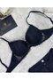 Le Jardin Shiny Glitter String Brodeled Push-Up Bra Panty Set-5065 - 4