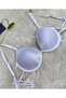 Le Jardin Valeria Ribbed and Stoned Micro Push-Up Bra with String Detail on the Back - 7007 - 3