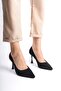 Women's Genuine Leather Pointed Toe Stiletto Heeled Shoes - 7