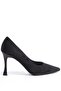 Women's Genuine Leather Pointed Toe Stiletto Heeled Shoes