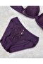 Le Jardin Shiny Glitter String Brodeled Push-Up Bra Panty Set-5065 - 5