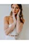 Women's Transparent Tulle Gloves