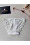 Lucia Japanese Style Cheeky Panties/Slip with Tulle Satin Ribbon Detail on the Back-2858 - 6