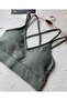 Aurafit V-Neck Back Cross Strap Design Sports Bra/ Bustier-9024 - 6