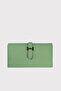 Astana Belt, Zipper, Wrist Strap, Phone Compartment, Pique Pattern, Mint Green Women's Wallet - 4