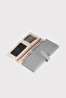Astana Belt, Zipper, Wrist Strap, Phone Compartment, Pique Pattern, Gray Women's Wallet - 3