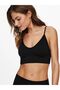 Seamless Ribbed String Strap Crop Top