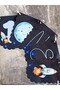 Space Concept One 1 Year Old Birthday Decoration Banner Happy Birthday Stringed Birthday Decoration Wall Decoration - 5