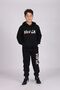Buseyiz VIN GA writing detailed hooded and kangaroo pocket boy's tracksuit suit