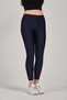 Women's Shiny Ankle Length Medium High Waist Disco Slim Fit Colorful Sports Tights - 4892 - 5