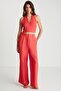 Linen Red Bustier - 2