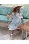 Girl's New Season Floral Dress Green Tones Trend Alarm - 4
