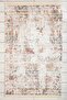 Scandinavian Patterned Carpet Cream Washable Machine Carpet Fringed Non-Slip Base Chenille Carpet 7745