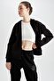 Fit Oversize Fit Hooded Zippered Sweatshirt Z3723Az22Wn - 5