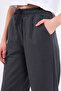 Black-Navy-Anthracite-Grey Seasonal Loose Wide Comfortable Leg Side Pocket Women's 4-Piece Sweatpants - 6