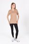 2971 Model V-Neck Camisole Short Sleeve T-Shirt - Mink - 2