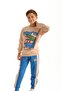 Cotton Surf up Printed Boys' Double Set Blue
