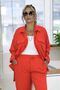 COTTON Viscose Button-Front Pocketed SHIRT AND PLUS SIZE ELASTIC WAIST DRAWSTRING PANTS TWO-PIECE SET - 3