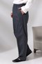 Men's Smoked Sycamore Relaxed Fit Elastic Waist Hajj and Umrah Linen Shalwar Trousers - 2