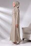 Mink Women's Practical Headscarf Zippered One Piece Prayer Dress Prayer Rug Set - 6