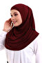 وشاح عملي للكبار باللون العنابي - 3