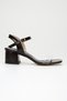 Viesse Series Transparent Strap Ankle Buckle Women's Heeled Shoes - 4