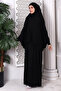 طقم صلاة عملي من قطعتين 8016 أسود - 2