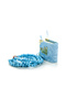 Velvet Covered Mini Quran Box - With Rosary - Blue - 2